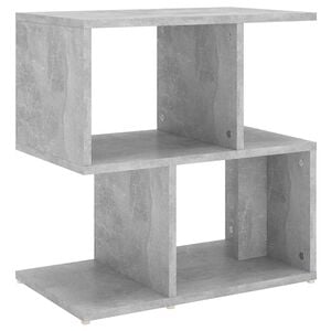 vidaXL Nočn&yacute; stol&iacute;k, bet&oacute;novo siv&yacute; 50x30x51,5 cm, kompozitn&eacute; drevo