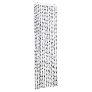 vidaXL Z&aacute;ves proti hmyzu, svetlo a tmavosiv&yacute; 56x185 cm, ženilka