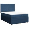 vidaXL Boxspring posteľ s matracom modr&yacute; 140x190 cm l&aacute;tka