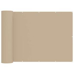vidaXL Z&aacute;clona na balk&oacute;nov&eacute; s&uacute;kromie 200 x 600 cm Textil s PU povlakom