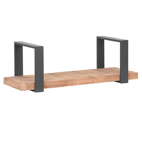 LABEL51 N&aacute;stenn&aacute; polica Slam 60x23x20 cm M drevo/op&aacute;len&aacute; oceľ