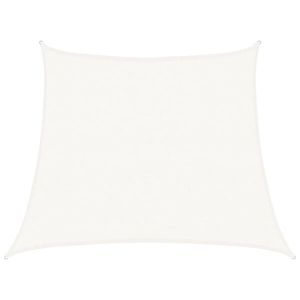 vidaXL Tieniaca plachta 160 g/m² biela 3/4x3 m HDPE