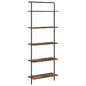 vidaXL Reg&aacute;l na knihy 5 &uacute;rovn&iacute; 60 x 24 x 168 cm Kompozitn&eacute; drevo