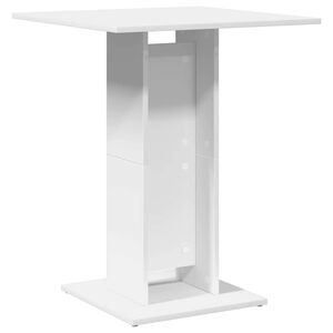 vidaXL Bistro stol&iacute;k, biely 60x60x75 cm, kompozitn&eacute; drevo