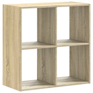 vidaXL Knižnica dub sonoma 68,5x32x68,5 cm kompozitn&eacute; drevo