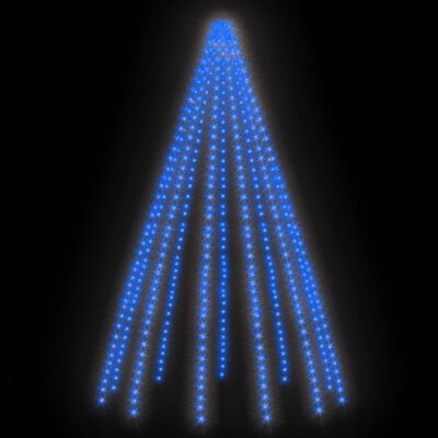 vidaXL Svetlá na stromček 500 LED, modré 500 cm, interiér/exteriér