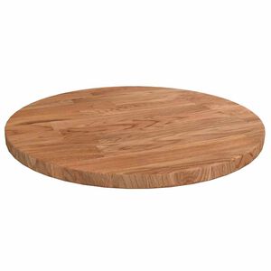 vidaXL Okr&uacute;hla stolov&aacute; doska bledohned&aacute; &Oslash;30x1,5cm o&scaron;etren&yacute; mas&iacute;vny dub