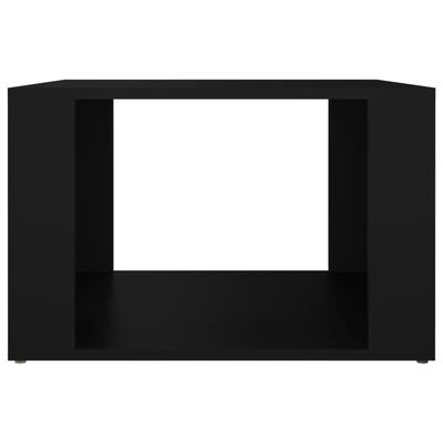 vidaXL Nočný stolík čierny 57x55x36 cm spracované drevo