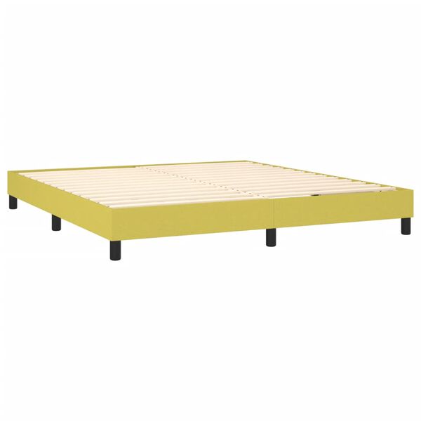vidaXL Boxspring posteľ s matracom zelen&aacute; 180x200 cm l&aacute;tka