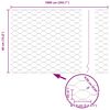 vidaXL Hexagon&aacute;lny plot Zelen&aacute; 0,4 x 10 m PVC