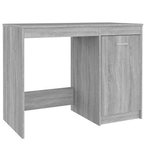 vidaXL St&ocirc;l siv&yacute; sonoma 100x50x76 cm spracovan&eacute; drevo