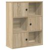 vidaXL Knižnica dub sonoma 60x24x76,5 cm kompozitn&eacute; drevo