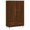 vidaXL Vysok&aacute; skrinka hned&aacute; dub 69,5x31x115 cm kompozitn&eacute; drevo