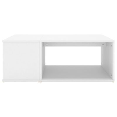 vidaXL Konferenčný stolík biely 90x67x33 cm drevotrieska