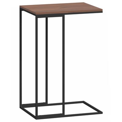 vidaXL Príručný stolík, čierny 40x30x59 cm, kopozitné drevo