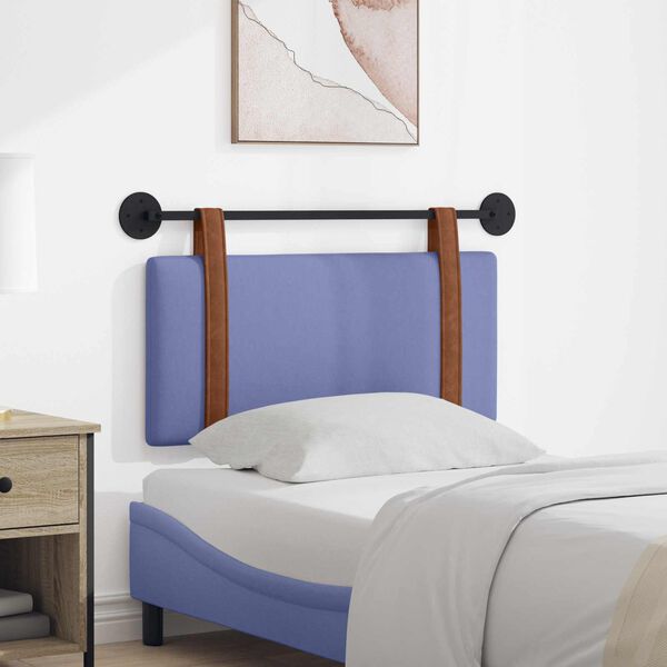 vidaXL Z&aacute;vesn&aacute; Čel&aacute; N&aacute;stenn&yacute; Modr&aacute; dž&iacute;novina 90 x 55 x 5 cm Antik PU