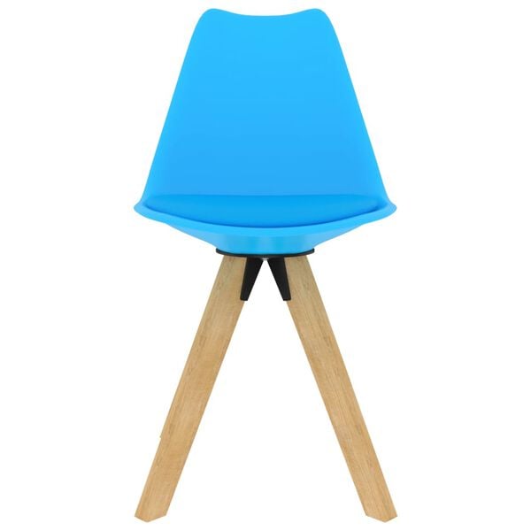 vidaXL Jed&aacute;lensk&eacute; stoličky 2 ks, modr&eacute;