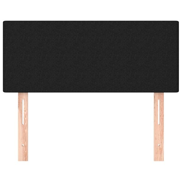 vidaXL Čelo postele čierne 80x5x78/88 cm látka