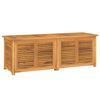 vidaXL Z&aacute;hradn&yacute; &uacute;ložn&yacute; box s vreckom 150x50x55 cm mas&iacute;vny teak