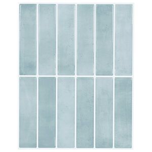 vidaXL Obdĺžnikov&aacute; dlažba 10 ks &Scaron;ed&aacute; zelen&aacute; 29 x 23 x 0,08 cm