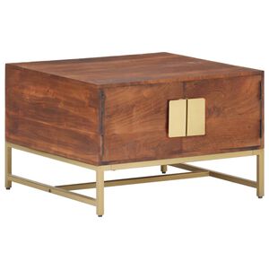 vidaXL Konferenčn&yacute; stol&iacute;k medovohned&yacute; 67x67x45 cm ak&aacute;ciov&yacute; mas&iacute;v