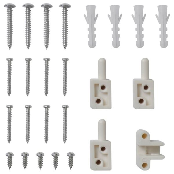 vidaXL Hinged Hmyzov&aacute; sieť Biela a čierna 120 x 240 cm