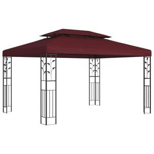 vidaXL Alt&aacute;nok 3,97 x 2,96 x 2,68 m V&iacute;no červen&eacute; Polyester a oceľ