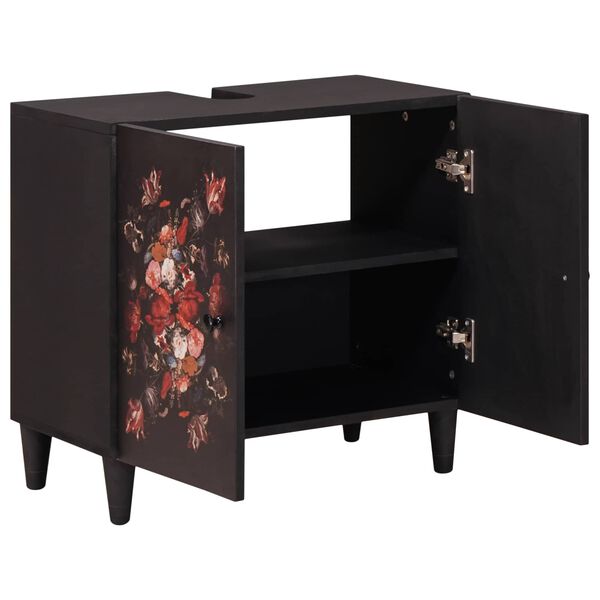 vidaXL Skrinka pod umývadlo s úložiskom Viacfarebný 62 x 33 x 58 cm