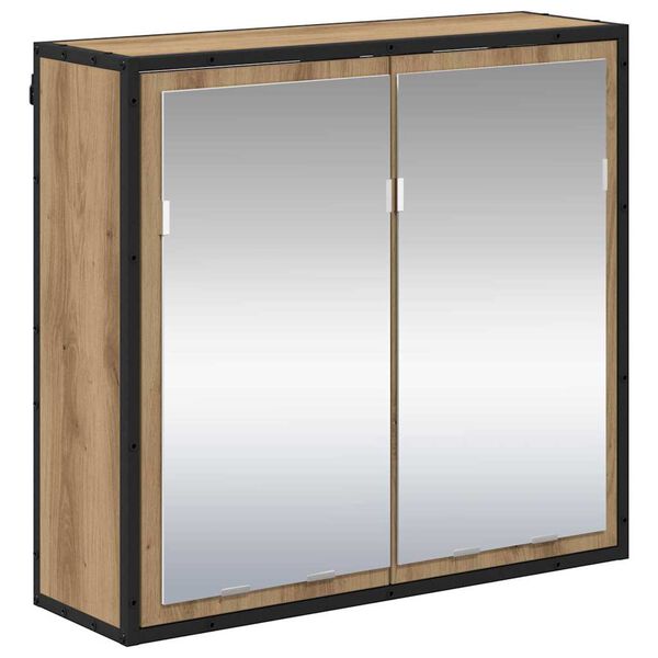 vidaXL Stenn&aacute; polica s poličkou N&aacute;stenn&yacute; Remeseln&yacute; dub 65 x 20 x 60 cm