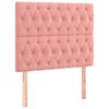 vidaXL Boxspring posteľ s matracom, ružov&aacute; 120x190 cm, zamat