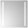 vidaXL LED k&uacute;peľňov&eacute; zrkadlo 30x30 cm