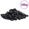 vidaXL Le&scaron;ten&eacute; kamienky 10 kg čierne 2-5 cm