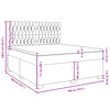 vidaXL Posteľn&yacute; r&aacute;m boxspring s matracom kr&eacute;mov&yacute; 180x200 cm l&aacute;tka