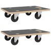 vidaXL Transportn&eacute; voz&iacute;ky 2 ks, obdĺžnikov&eacute; 50x35x11,5 cm 250 kg