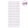 vidaXL Osu&scaron;ky do k&uacute;peľne FROGN 25 ks biele 100x150 cm 360 g/m&sup2;