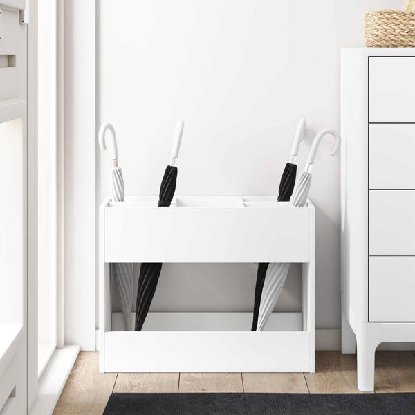 vidaXL Stojan na slnečn&iacute;k Biela 65 x 24 x 50 cm Kompozitn&eacute; drevo