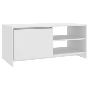 vidaXL Konferenčn&yacute; stol&iacute;k biely 102x50x45 cm spracovan&eacute; drevo