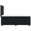 vidaXL Posteľný rám boxspring s matracom čierny 100x200 cm zamat