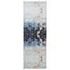 vidaXL Beh&uacute;ň LESAKA Strieborn&aacute; 50 x 150 cm Diamantov&yacute; zamat