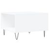 vidaXL Konferenčný stolík biely 55x55x36,5 cm spracované drevo