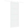 vidaXL Posuvn&eacute; dvere 93 x 232 cm Kompozitn&eacute; drevo Biela