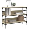 vidaXL Konzolov&yacute; stol&iacute;k dub sonoma 100x32x75 cm kompozitn&eacute; drevo