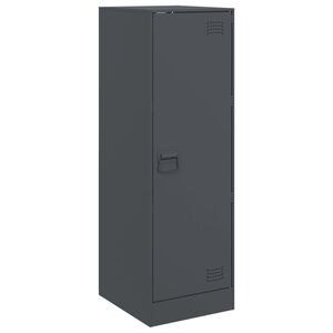 vidaXL Komoda antracitov&aacute; 34,5x39x107 cm oceľ