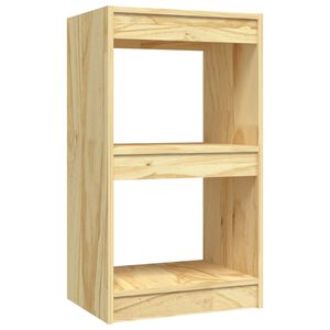 vidaXL Knižnica 40x30x71,5 cm, borovicov&yacute; mas&iacute;v