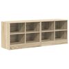 vidaXL Skriňa pod posteľ s poličkou 2 ks Dub sonoma 66 x 33 x 48 cm
