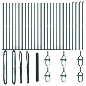 vidaXL Stĺp na plot. Zelen&aacute;