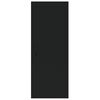 vidaXL Nástenná skrinka čierna 34,5x34x90 cm spracované drevo