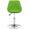 vidaXL Barov&aacute; stolička zelen&aacute; a biela umel&aacute; koža