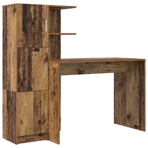 vidaXL St&ocirc;l 2 pcs Star&eacute; drevo