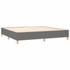 vidaXL Boxspring posteľ s matracom tmavosiv&aacute; 200x200 cm l&aacute;tka